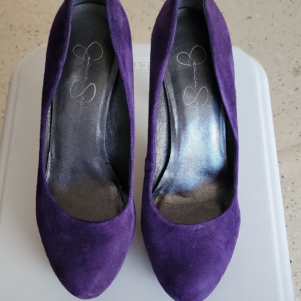 Jessica Simpson Purple Heeled Elegance
